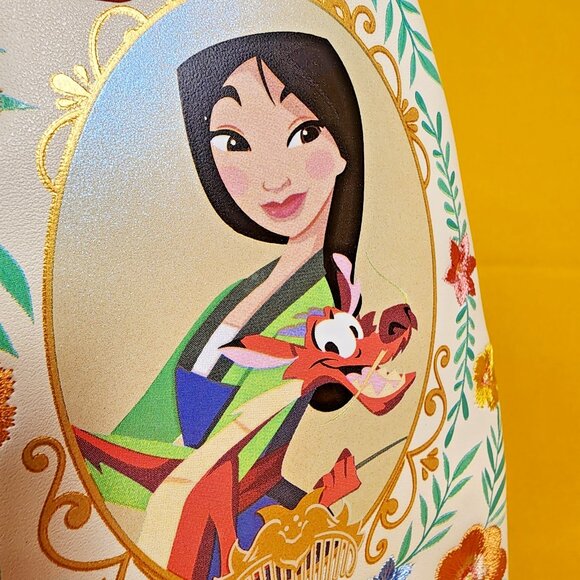 Loungefly Disney Princess & Sidekicks Floral Portraits Mini Backpack NEW - Picture 4 of 16